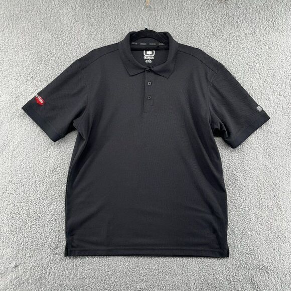 OGIO Polo Golf Short Sleeve Casual Button Performance Top Men's Shirt Large - Picture 1 of 12